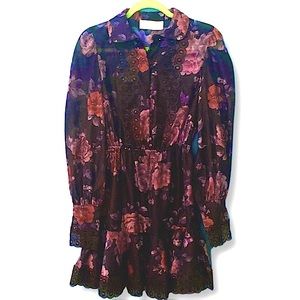 Keepsake Floral Print Dress